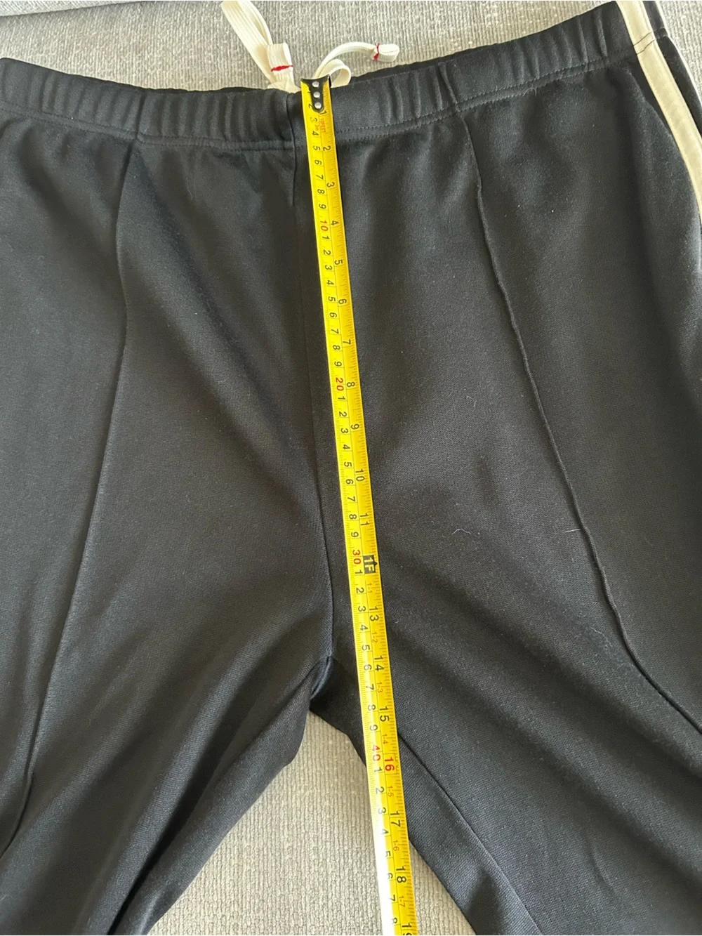 Polo Ralph Lauren Track Pants Men's XL Black White Side Stripe Ankle Zip